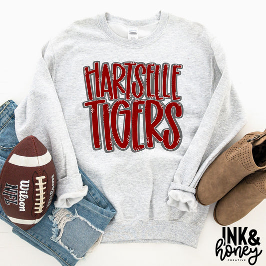 handlettered hartselle tee