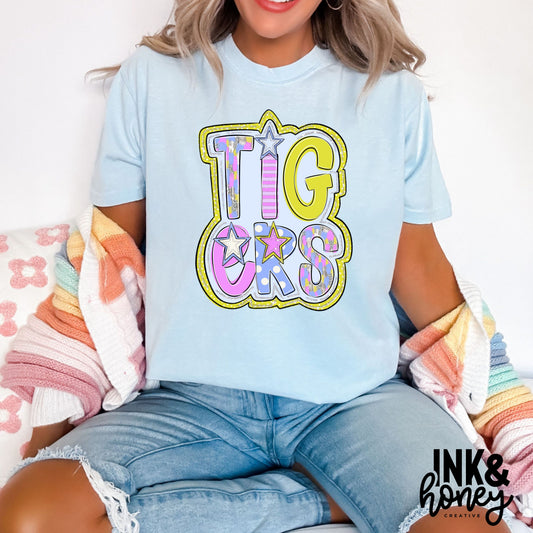 tigers spring doodle tee