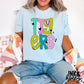 tiger doodle tee