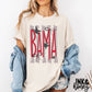 alabama/auburn stripe tee