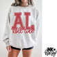 alabama/auburn dottie tee