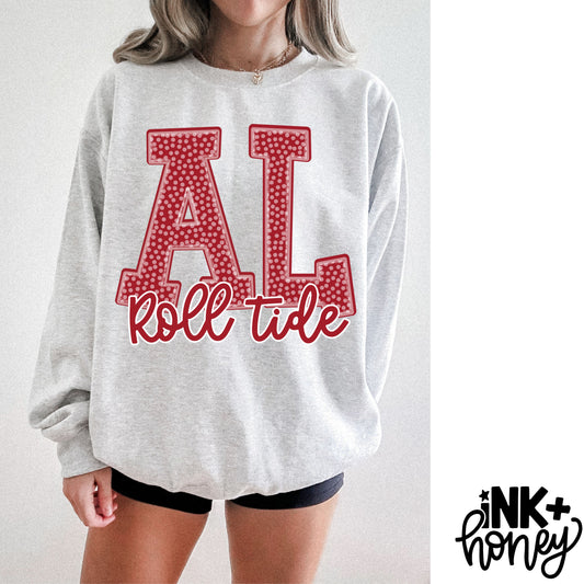 alabama/auburn dottie tee