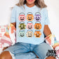 preppy halloween buckets tee