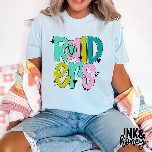 raider doodle tee