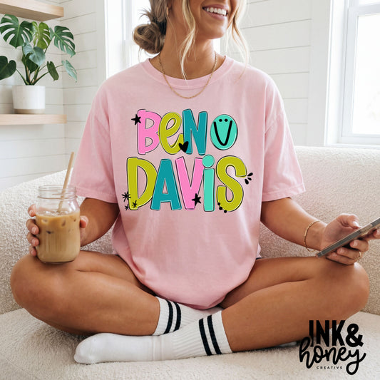 ben davis doodle icons tee