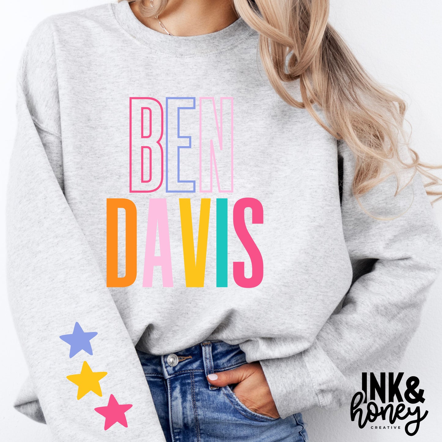 ben davis neon stars tee