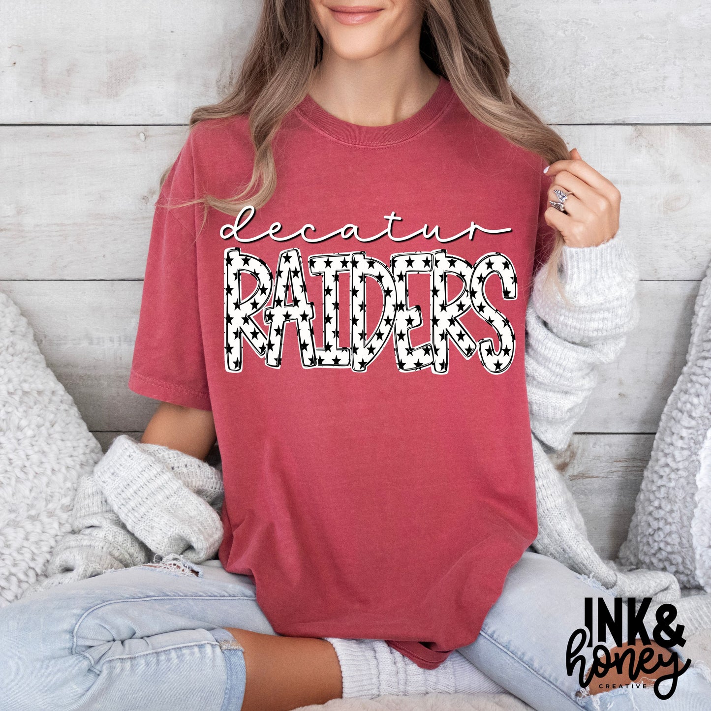 raiders star tee