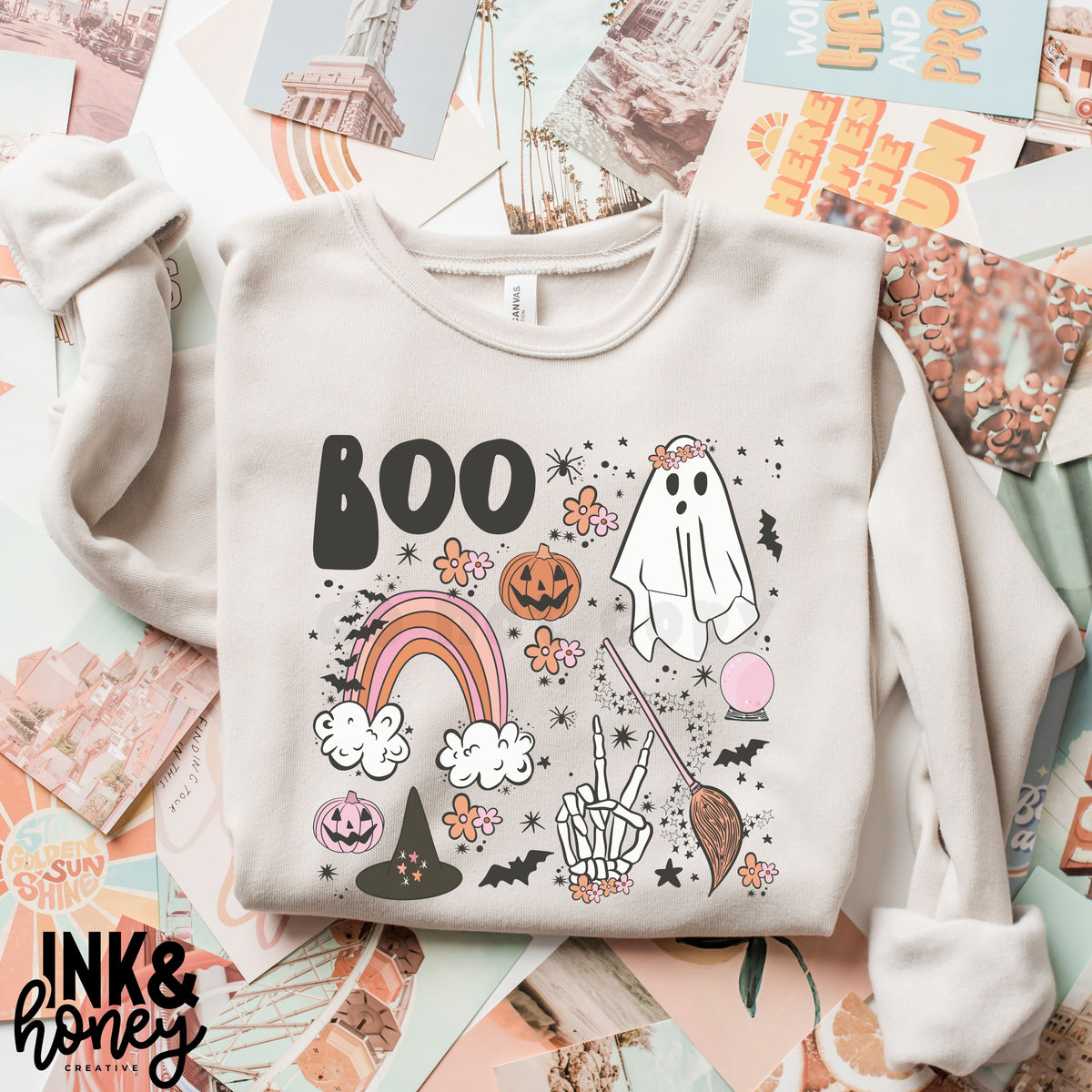 retro halloween tee