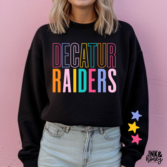 decatur neon stars tee
