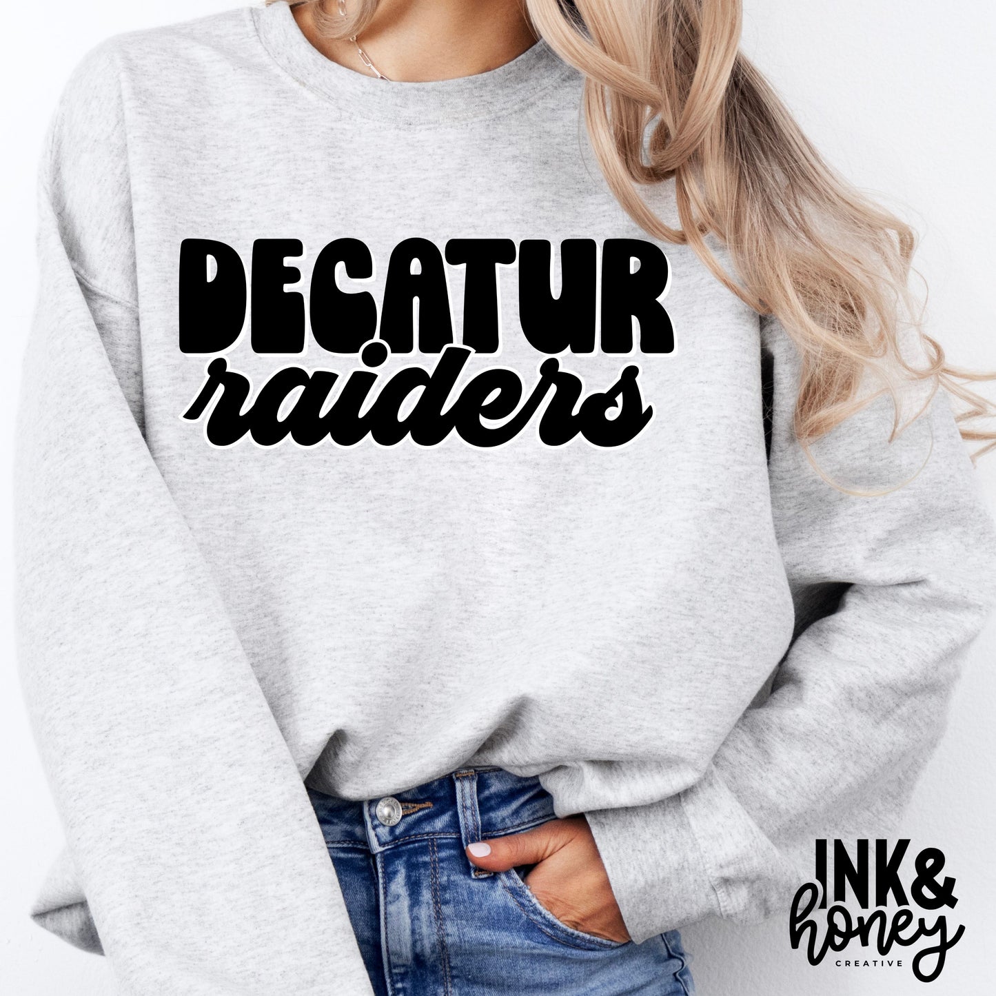 decaur raiders retro tee