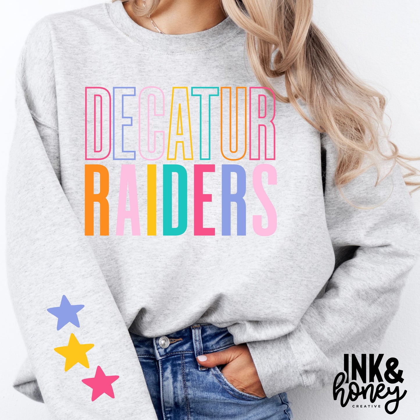 decatur neon stars tee