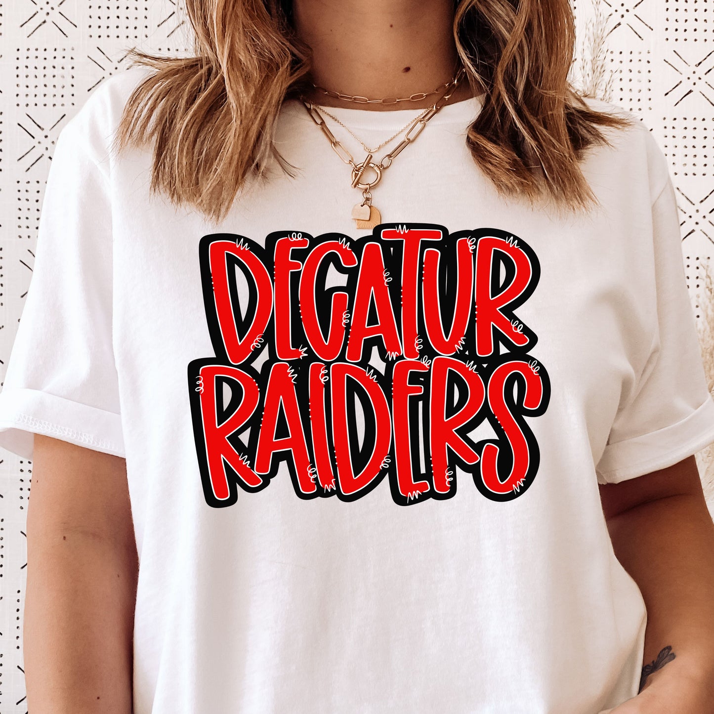 handlettered decatur tee