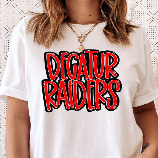 handlettered decatur tee
