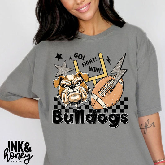 bulldog field goal tee