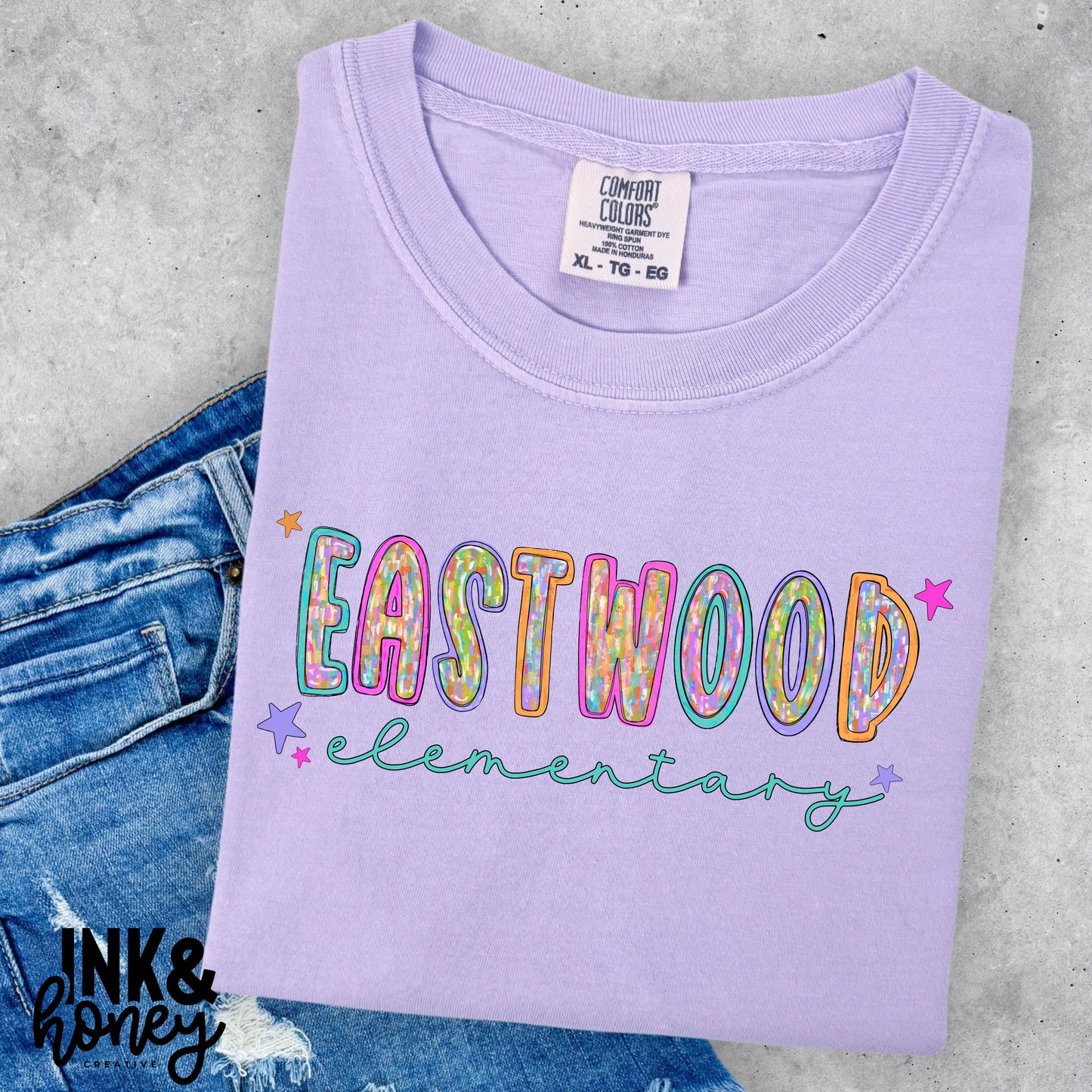 eastwood messy paint tee