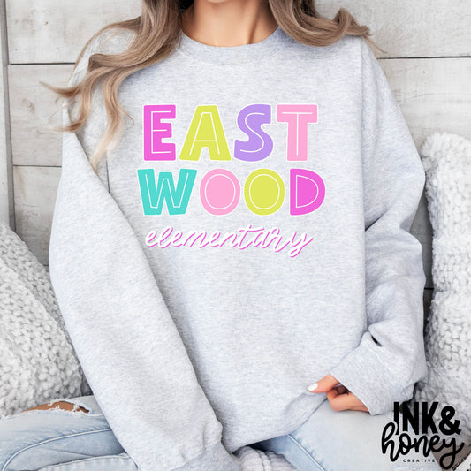 eastwood neon lines tee