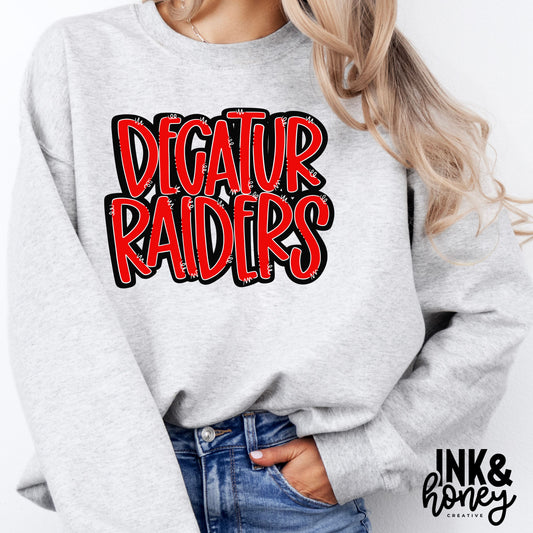handlettered decatur tee