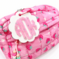 scallop monogram tag