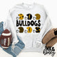 bulldog helmet tee